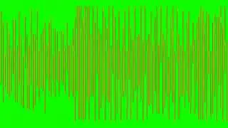 FREE HD Green Screen AUDIO WAVES - 2