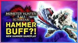 Monster Hunter Rise Sunbreak - Hammer BUFF?! New Hammer Gameplay, Silkbinds & Skills