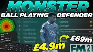 MONSTER Centre-Back Costing £4.9m | Best Defender In 2027 Worth £69m | Elite PA | FM21 Wonderkid