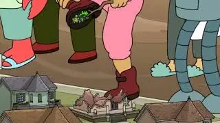 Amy accidently steps on tiny man [Futurama Crush]