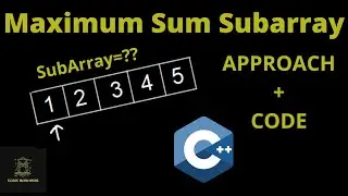 Maximum Sum Subarray part1 | Brute Force | CPP | Hindi