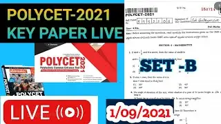 AP POLYCET KEY PAPER 2021 (MATHEMATICS)