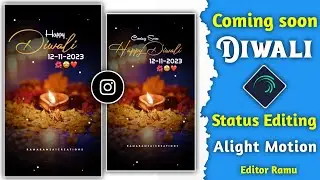 Coming soon diwali video editing Alight motion | Diwali status video Editing | Alight Motion Editing