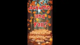 Fall And Autumn: Discovering The Season With Two Names