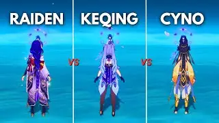 Who is the BEST ELECTRO DPS?? Raiden vs Cyno vs Keqing! [ Genshin Impact ]