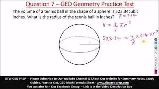 How to find the Radius of a Sphere