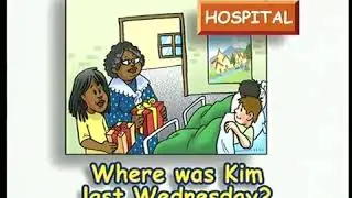 Spotlight 4 Students Book Module 5 Tea Party page 76 ex. 2 Where was Kim last week? - Look & Answer