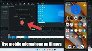 how to use mobile microphone on filmora