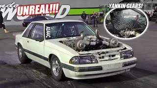 Our Twin Turbo 7.3L Godzilla Mustang Just Made an INSANE First Test Pass!!!! (HOLY SMOKES!)