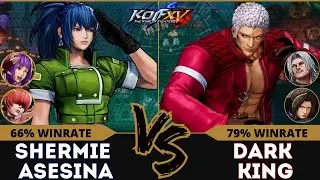 KOFXV⭐SHERMIE ASESINA (Leona/Athena/Shermie) vs DARK KING (O.Rugal/Duo Lon/O.Yashiro)⭐Ranked Match