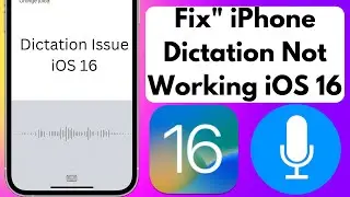 How To Fix iPhone Dictation Not Working iOS 16 Updated