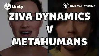 Unity Ziva Dynamics vs Unreal MetaHumans | Side by Side Comparison