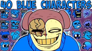 ALL BLUE TEST | FNF Character Test | Gameplay VS My Playground