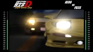 Initial D Engine Sounds Stage - AE86 vs FD3S