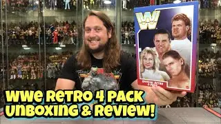 WWE Mattel Retro 4 Pack Unboxing & Review!