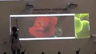 BenQ Education Projector - ISTE 2014 - Interactive Projector with Dual Screen and Finger Touch