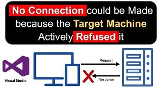 No connection could be made because the target machine actively refused it | 0x274d