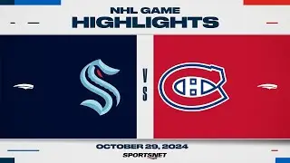 NHL Highlights | Kraken vs Canadiens - October 29, 2024