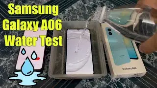 Samsung Galaxy A06 Water Test 💧💦| Let's See if Samsung A06 is Waterproof Or Not?