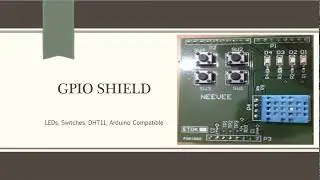 General Purpose Input Output Shield - Arduino Compatible