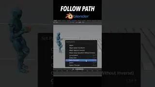 Blender fun and learn - follow paths #3d #blenderrender3d #render #tutorial #blender