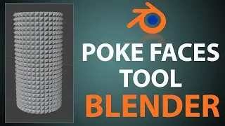 Mastering Blender: Explore the Power of Poke Faces Tool for Dynamic 3D Modeling