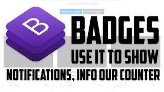 Bootstrap 4.1 - Badges use it to show notifications, info our counter