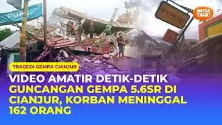 DETIK -DETIK MENCEKAM! Video Amatir Gempa Cianjur, Rumah Roboh Hingga Memakan Korban 162 Orang