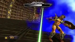 Turok 1 Remaster Campaigner Boss Battle with Jedi Knight Mod (Heavily Modded)