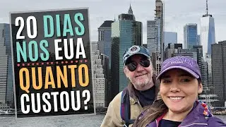 QUANTO GASTAMOS nos ESTADOS UNIDOS? - Nossas DESPESAS DETALHADAS com hospedagem, alimentação e mais!