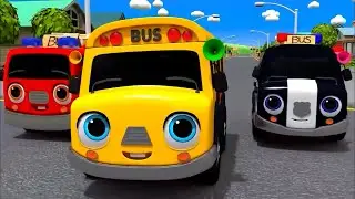 Baby Toddler Songs - Wheels on the Bus - Nursery Rhymes & Kids Songs