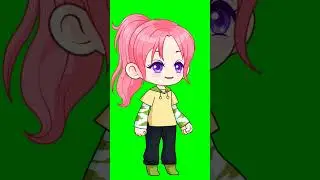 Green Screen Animated Gacha sticker 056 | 