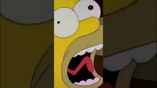 Homer got scared. The Simpsons season 2 episode 9.