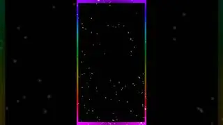 Black screen video Frame || Neon Lighting frame || black screen templates video | Free entertainment