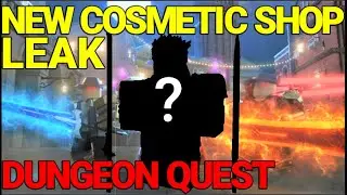 Dungeon Quest Cosmetic Shop Leak Coming Soon! (Roblox)