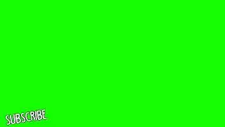 White Subscribe Button Green Screen