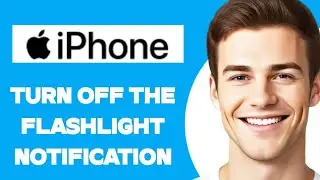 how to turn off the flashlight notification iphone 15