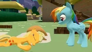 Applejack is Helping RainbowDash