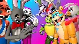 [SFM MR.HOPPS2] Five Nights At Freddys Security Breach Animatronics VS MR.HOPPS PLAY House 2