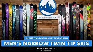 2024 Narrow Twin Tip 84-96 mm Ski Comparison with SkiEssentials.com