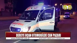 1 kişinin öldüğü kazada otomobil içinde sıkışan sürücüyü kurtarmak için adeta can pazarı kuruldu