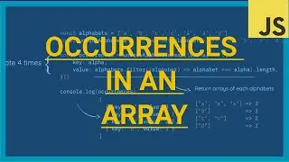 JavaScript number of occurrences in an array