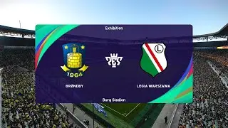 Brøndby IF vs Legia Warszawa (08/08/2024) UEFA Europa Conference League PES 2021