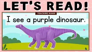 LETS READ! | ENGLISH READING PRACTICE | SIMPLE SENTENCES FOR KIDS GRADE 1 & KINDER | TEACHING MAMA