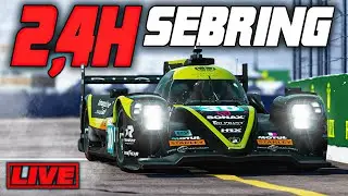 Komplette Multiclass Eskalation auf Sebring! | 2,4H Sebring LEMANS ULTIMATE | Mabix LIVE