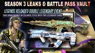 *New* Codm Season 3 leaks 2024 | Double Legendary Event | Codm Season 3 Battle pass Vault Leaks 2024