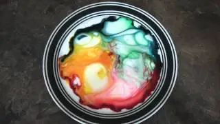 Magic Milk and Food Coloring - Science Project