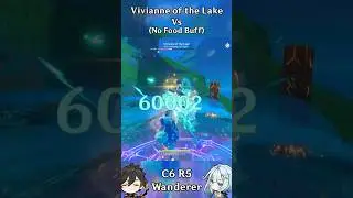 One-Phasing Vivianne of the Lake with C6 R5 Wanderer (NO FOOD BUFF) [Genshin Impact] 