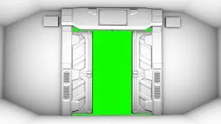 FREE HD Green Screen - SPACESHIP DOOR OPEN REVEAL