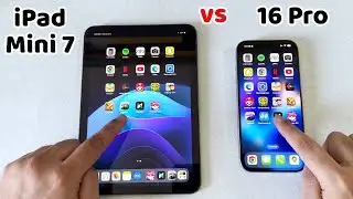 iPad Mini 7 vs 16 Pro - Speed Test